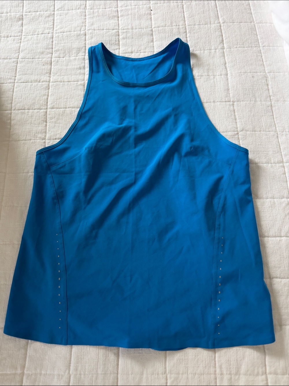 lululemon athletica Electric Blue High-Neck Racerback Tank